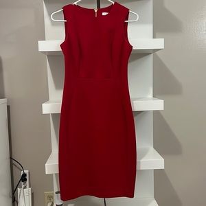 Red Calvin Klein Dress